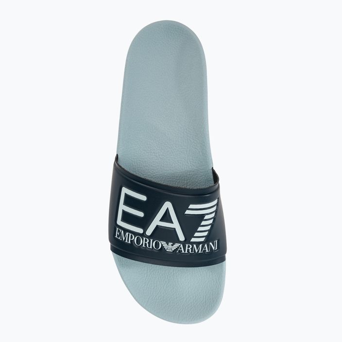 EA7 Emporio Armani Wassersport Sichtbarkeit flip-flops iceflow/schwarz iris 5