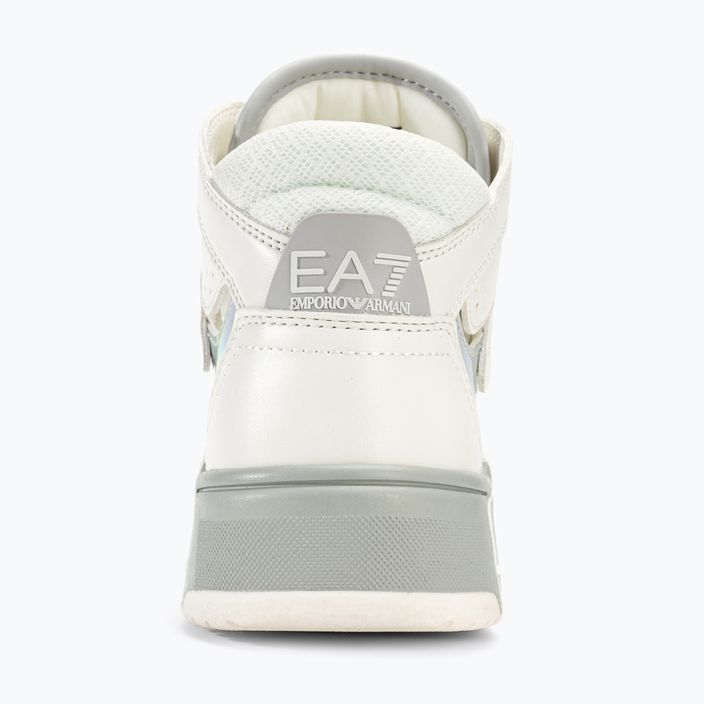Schuhe EA7 Emporio Armani Basket Mid white/iridescent 6