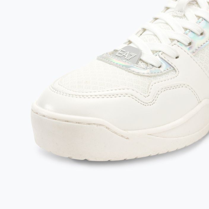 Schuhe EA7 Emporio Armani Basket Mid white/iridescent 7