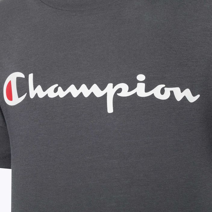 Champion Legacy Kinder-T-Shirt dunkel/grau 3