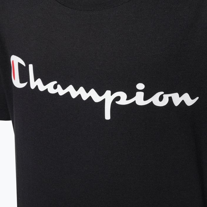 Champion Legacy Kinder-T-Shirt schwarz 3