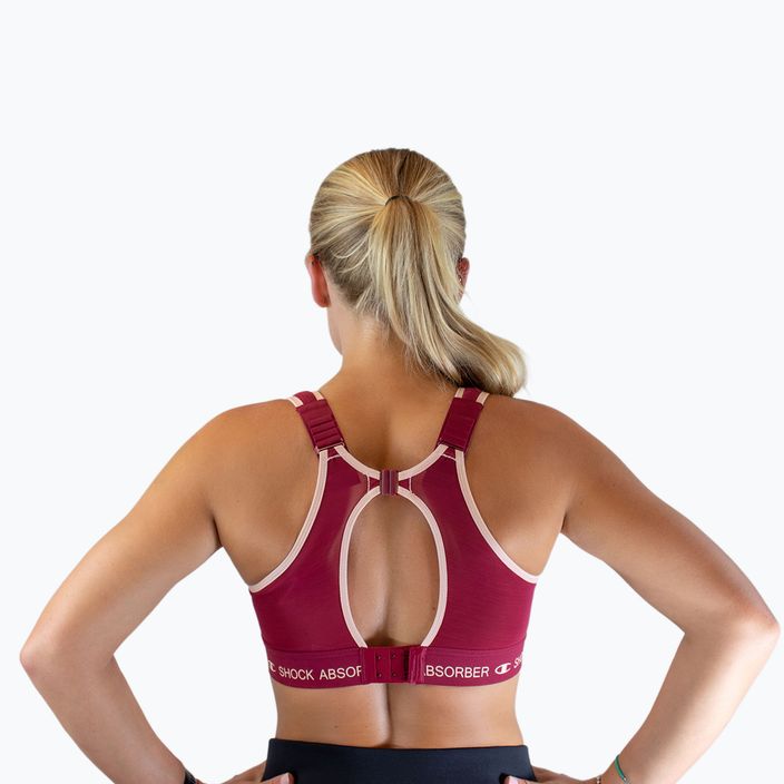 Shock Absorber Ultimate Run Bra Gepolsterter tibetanischer roter Trainings-BH 2