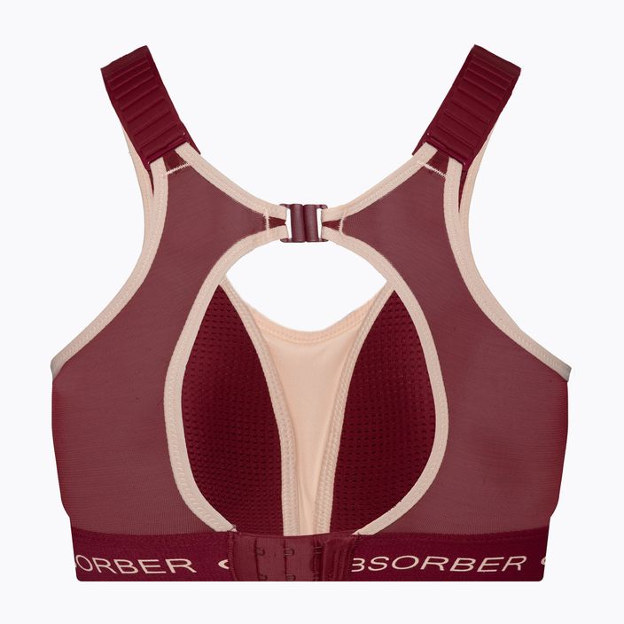 Shock Absorber Ultimate Run Bra Gepolsterter tibetanischer roter Trainings-BH 4