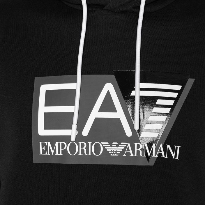 Herren EA7 Emporio Armani Zug Sichtbarkeit Hoodie schwarz 3