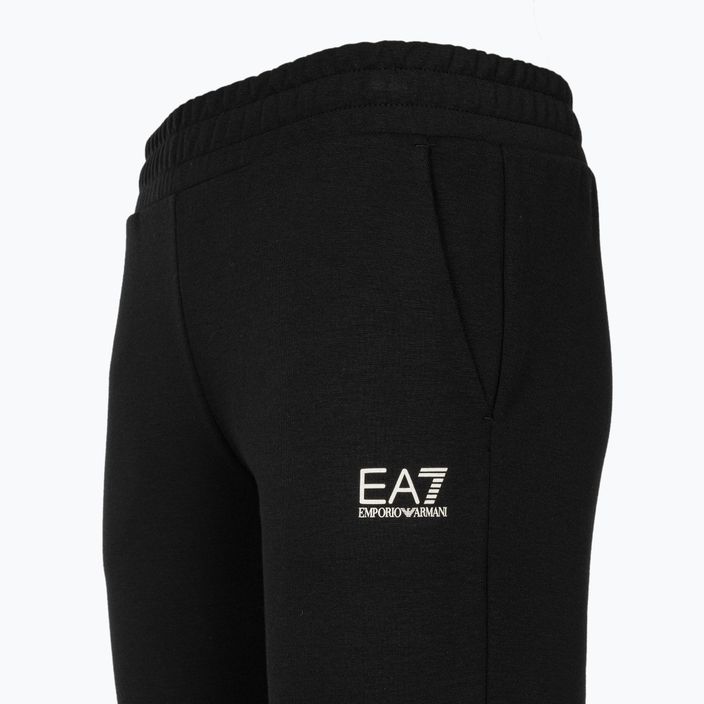 Damen EA7 Emporio Armani Zug Logo Serie Essential schwarz Hose 3