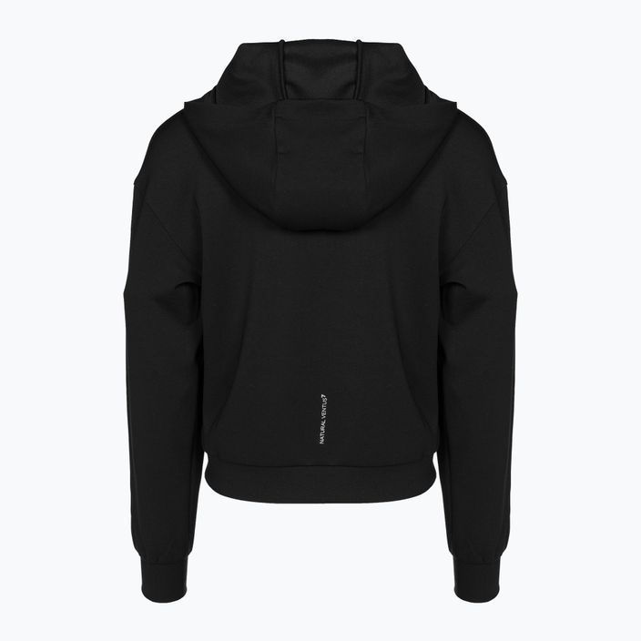 Damen Hoodie Sweatshirt EA7 Emporio Armani Natural Ventus7 Hoodie black 2