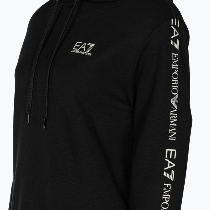 Damen EA7 Emporio Armani Zug Trainingsanzug Extended Logo schwarz/logo weiß 4