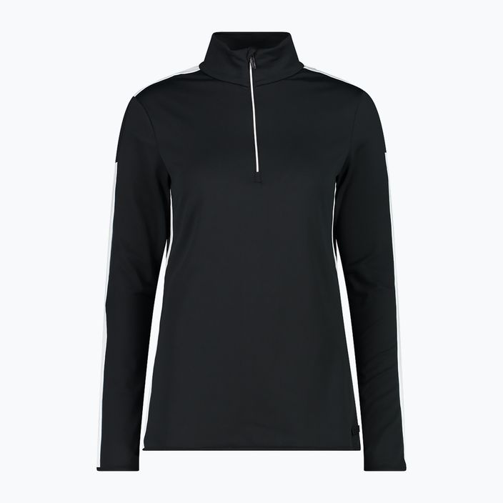 Damen-Ski-Sweatshirt CMP 33L0466/84UP nero/bianco