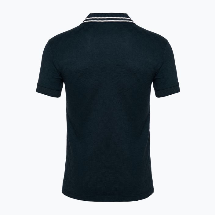 Herren EA7 Emporio Armani Golf Pro Polo Check Hemd armani blau 2