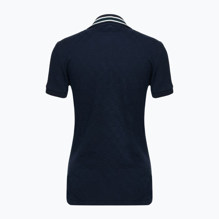 Damen EA7 Emporio Armani Golf Pro Polo Damier armani blau T-shirt 2