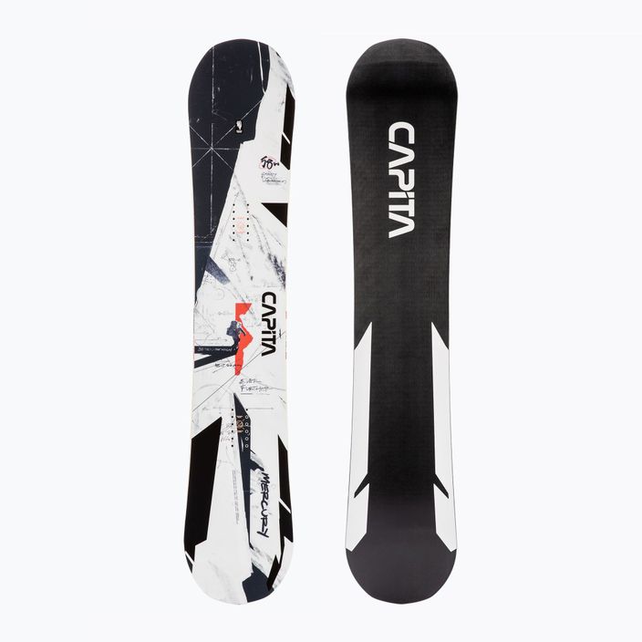 Herren Snowboard CAPiTA Mercury Wide weiß und schwarz 1211114