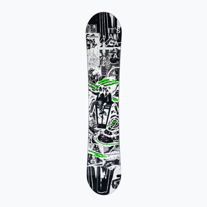 Herren CAPiTA Scott Stevens Pro Snowboard schwarz/weiß 1211127/153 3