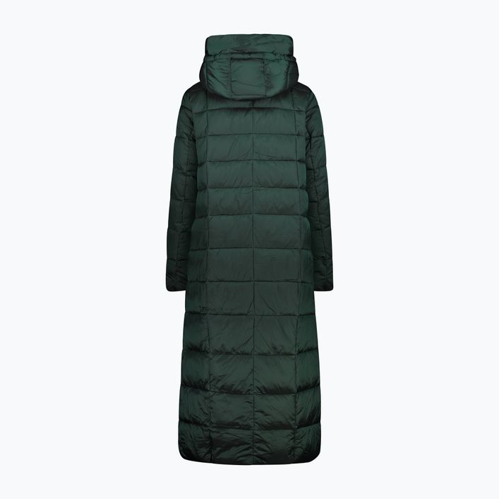 Daunenjacke Damen CMP Coat Fix Hood grün 32K3136 6
