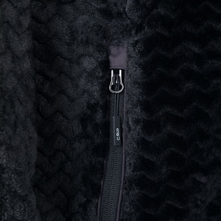 Damen Fleece-Sweatshirt CMP schwarz 32P1956/U91 4