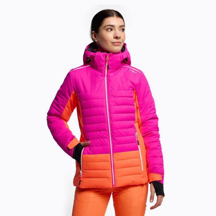 CMP Damen Skijacke rosa und orange 31W0226/H924