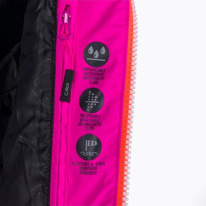 CMP Damen Skijacke rosa und orange 31W0226/H924 18