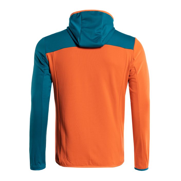 CMP Herren-Trekking-Sweatshirt orange und blau 33G6597/C550 2