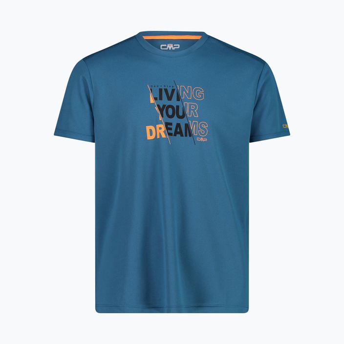 Herren CMP Trekking-T-Shirt blau 30T5057/07MN