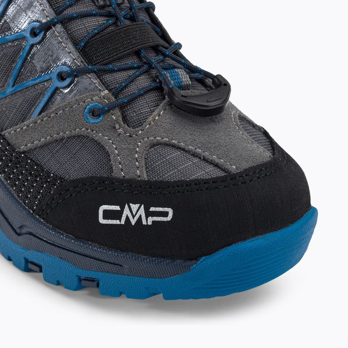 CMP Kinder-Trekkingstiefel Rigel Low Wp grau-blau 3Q54554/69UN 7
