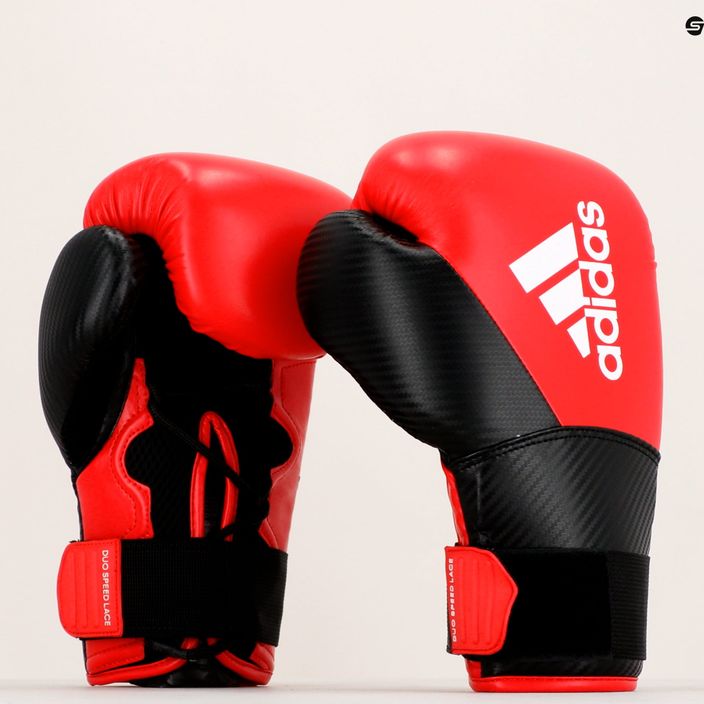 adidas Hybrid 250 Duo Lace rote Boxhandschuhe ADIH250TG 9