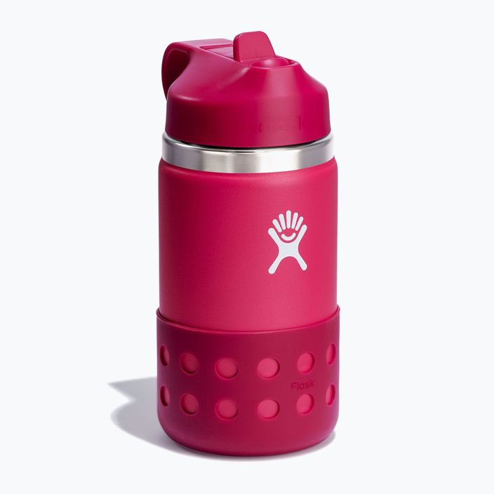Hydro Flask Wide Mouth Straw Deckel und Boot 355 ml Thermoflasche rosa W12BSWBB623 2