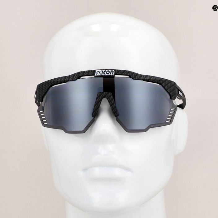 SCICON Aeroshade Kunken carbon matt/scnpp multimirror silber Sonnenbrille EY31081200 8