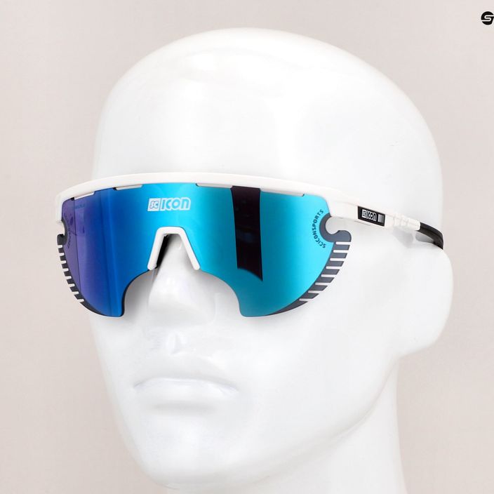 SCICON Aerowing Lamon weiß glänzend/scnpp multimirror blau Sonnenbrille EY30030800 9