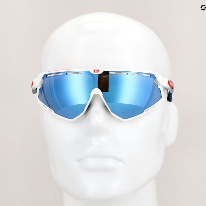 Rudy Projekt Defender weiß Glanz / verblassen blau / Multilaser Eis Radfahren Brille SP5268690020 9