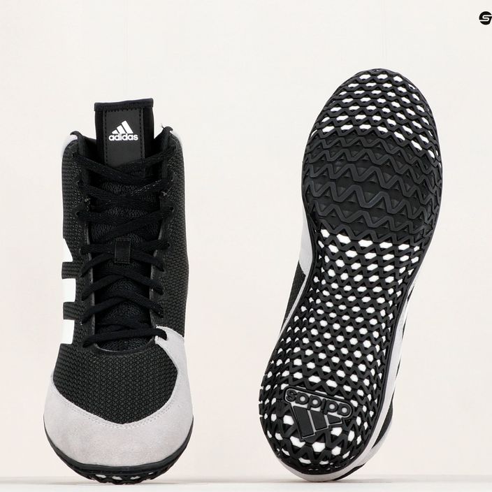 adidas Mat Wizard 5 Boxen Schuhe schwarz und weiß FZ5381 23