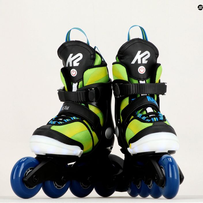 Inline-Skates Kinder K2 Raider Beam grün-blau 3H41/11 15