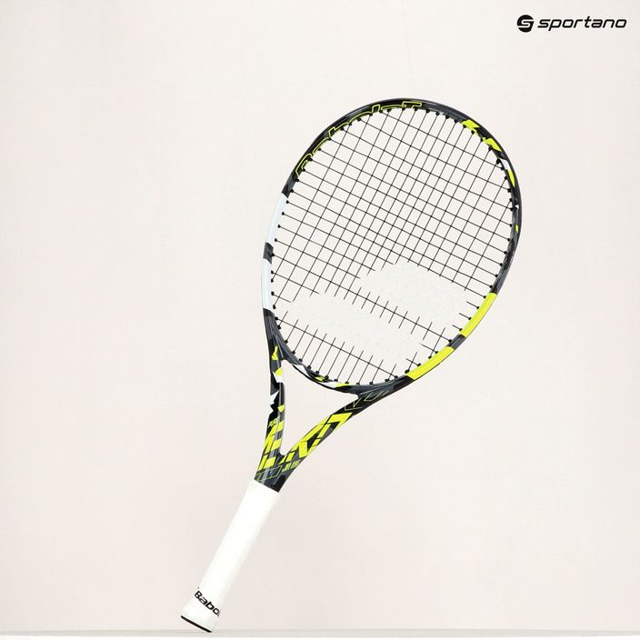 Babolat Pure Aero Junior 25 Kinder-Tennisschläger grau-gelb 140468 8