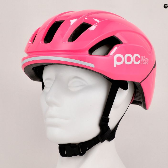 Fahrradhelm für Kinder POC POCito Omne MIPS fluorescent pink 9