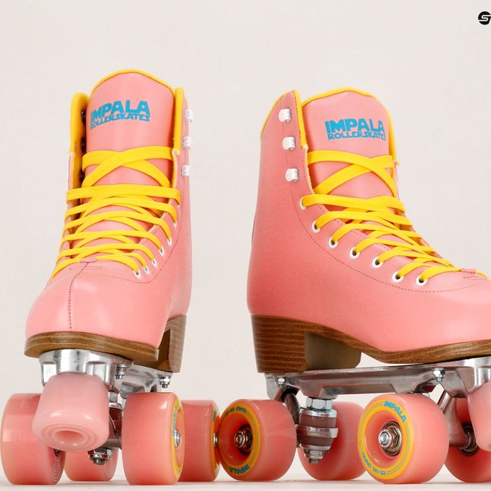 Rollschuhe IMPALA Quad Skate rosa-gelb 16