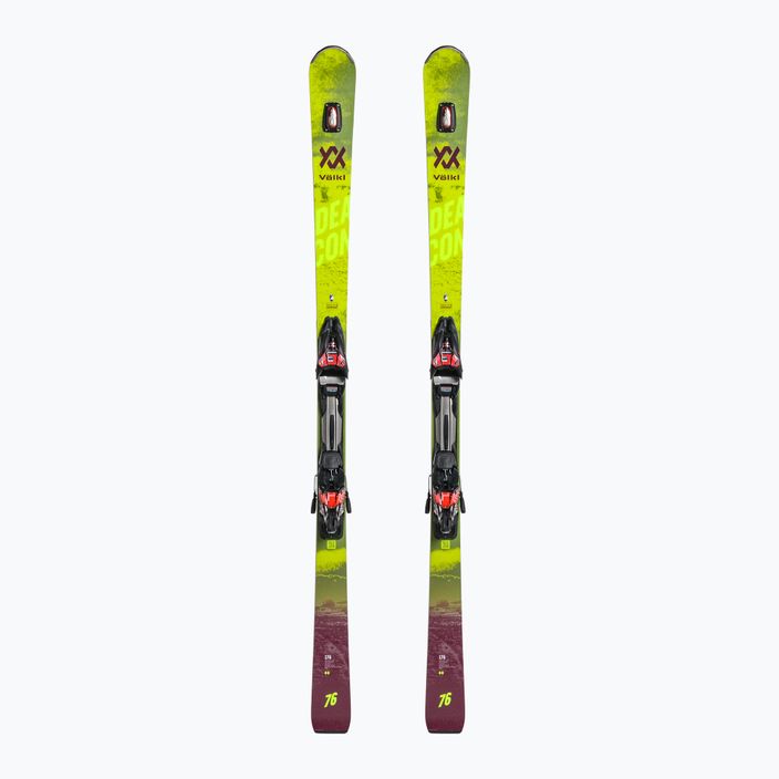 Ski Völkl Deacon 76+RMotion2 12GW schwarz-rot  121121/6877T1.VR