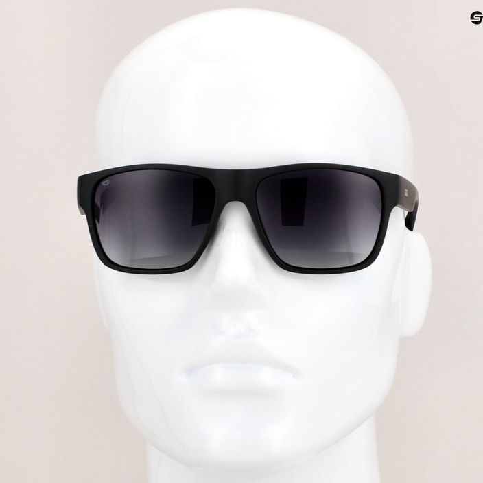 GOG Henry Mode mattschwarz / Farbverlauf rauchfarben Sonnenbrille E701-1P 9
