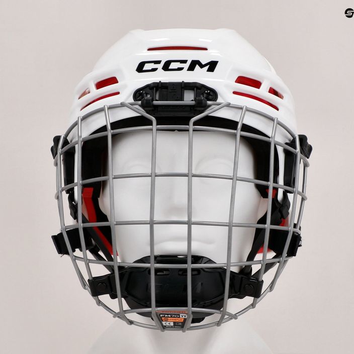CCM Tacks 70 Combo Junior Hockey Helm weiß 4109872 14