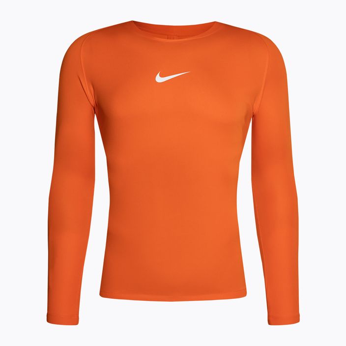 Nike Dri-FIT Park First Layer LS Sicherheitsorange/Weiß Thermo-Langarmshirt für Herren