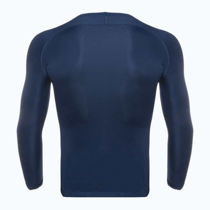 Nike Dri-FIT Park First Layer LS Damen Thermo-Langarmshirt mitternachtsblau/weiß 2