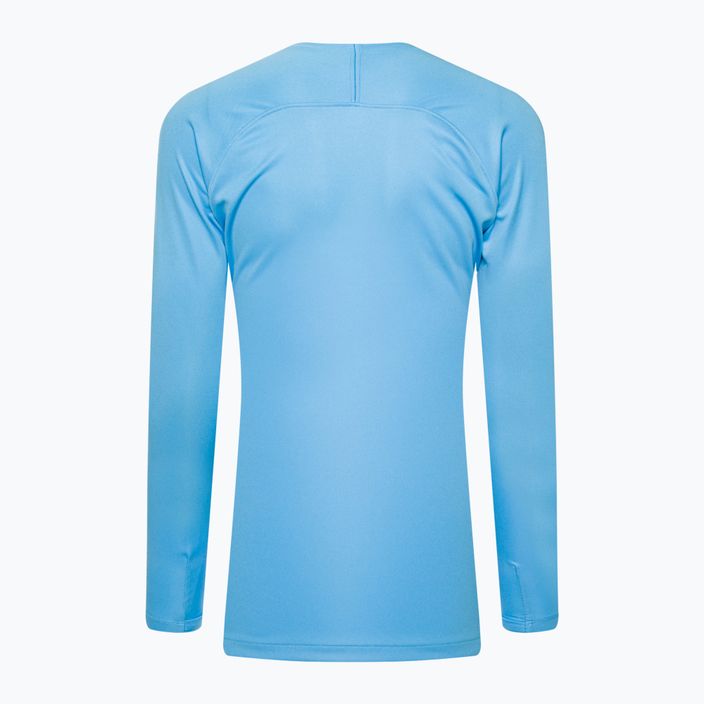 Nike Dri-FIT Park First Layer LS Damen Thermo-Langarmshirt Uni-Blau/Weiß 2