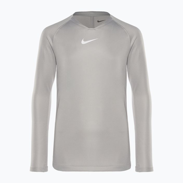 Nike Dri-FIT Park First Layer zinngrau/weiß Kinder Thermo-Langarmshirt