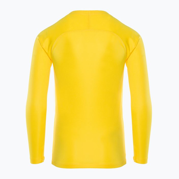 Nike Dri-FIT Park First Layer Tour gelb/schwarzes Thermo-Langarmshirt für Kinder 2