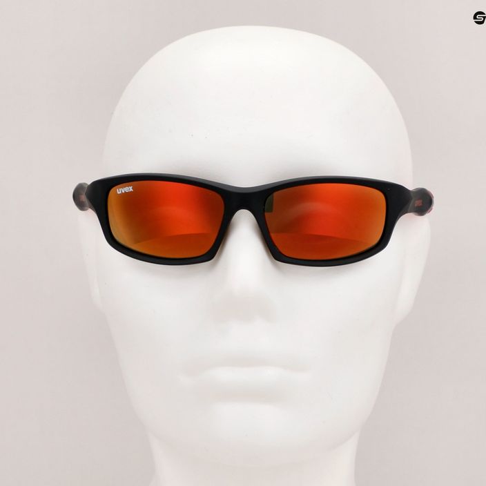 UVEX Kindersonnenbrille Sportstyle schwarz mattrot/spiegelrot 507 53/3/866/2316 11