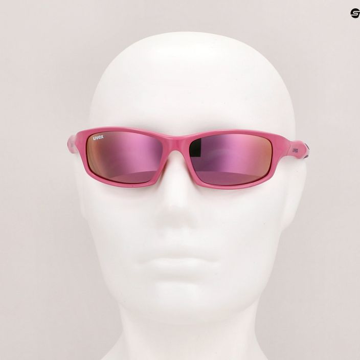 UVEX Kindersonnenbrille Sportstyle 507 rosa lila/rosa spiegeln 53/3/866/6616 11