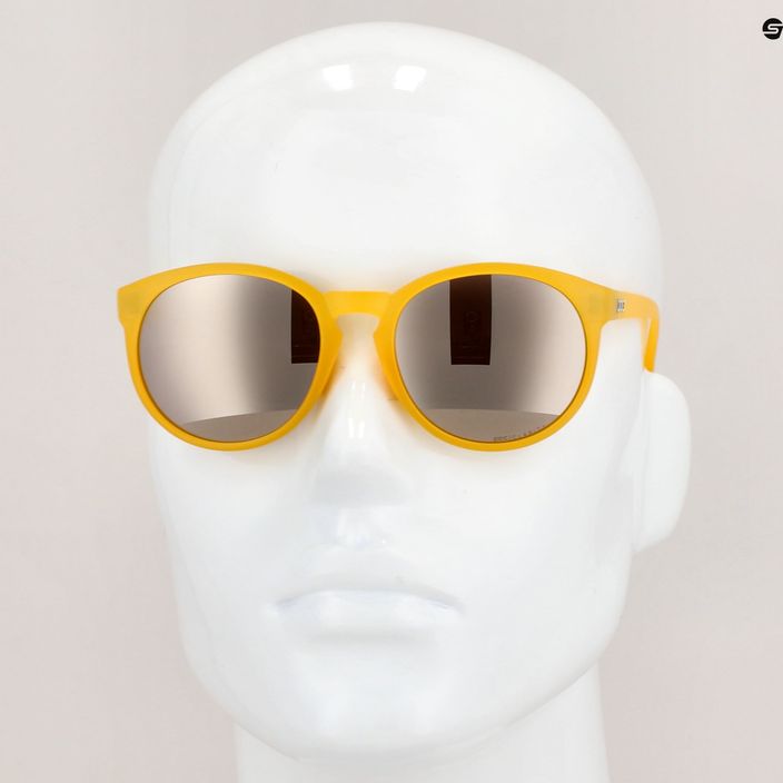 Sonnenbrille POC Know aventurine yellow translucent/clarity road silver 10