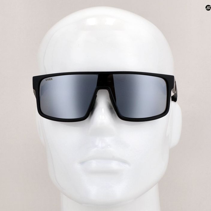 UVEX Sonnenbrille LGL 51 schwarz matt/verspiegelt silber 53/3/025/2216 11