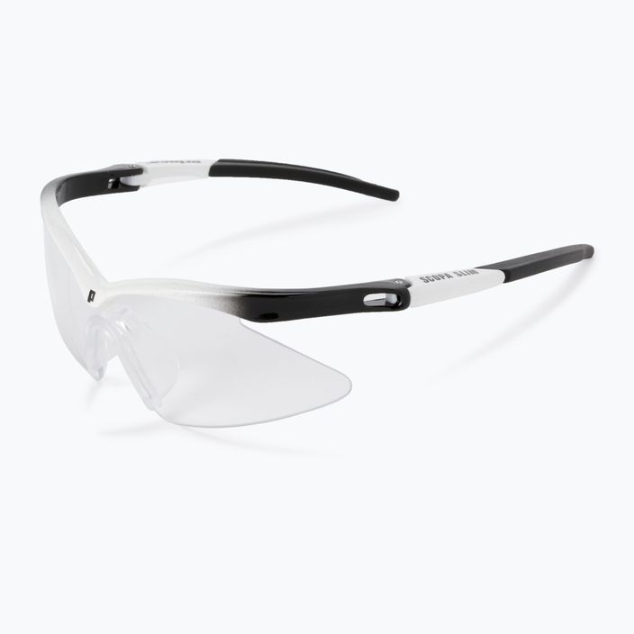 Prinz Scopa Slim Squashbrille schwarz und weiß 6S823110 3