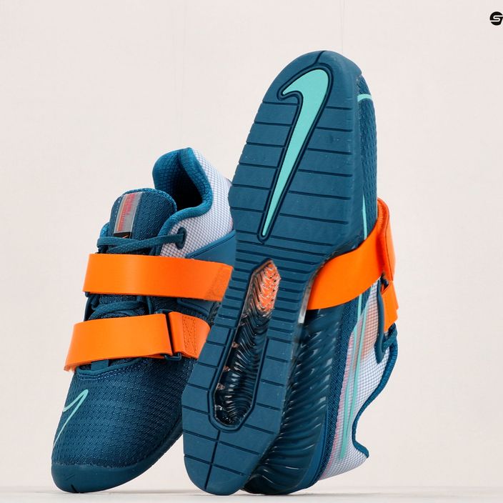 Nike Romaleos 4 blau/orange Gewichtheberschuhe 12