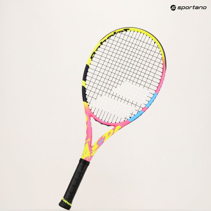 Babolat Pure Aero Rafa 2gen Kinder-Tennisschläger gelb-rosa 140469 9