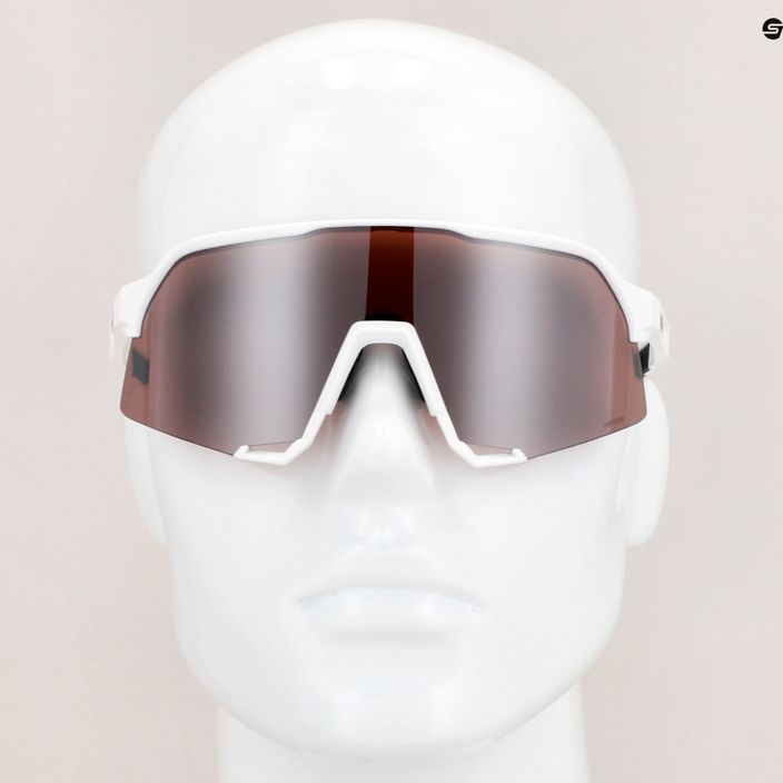 Radsportbrille 100% S3 Mirror Lens weiß STO-61034-404-02 8