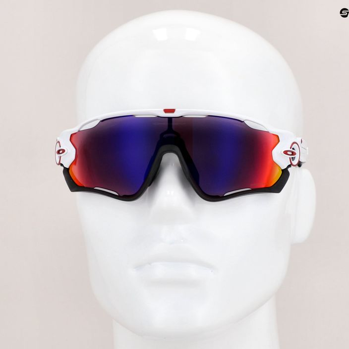 Oakley Jawbreaker Sonnenbrille weiß 0OO9290 7